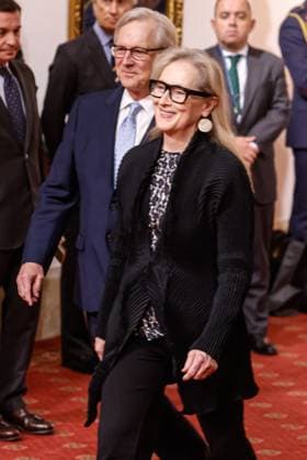 Spanien, Verleihung Prinzessin-von-Asturien-Preis in Oviedo Princess Of Asturias Awards Medals - Oviedo Meryl Streep attending the delivery of the Princess of Asturias awards medals 2023 at the Reconquista hotel on October 20, 2023 in Oviedo, Spain by Archie Andrews ABACAPRESS.COM Oviedo Spain  Copyright: xAndrewsxArchie ABACAx 872570_061 AndrewsxArchie ABACAx 872570_061