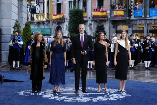 Entertainment Bilder des Tages 20-10-2023 Gala Princess Leonor and Queen Letizia and King Felipe and Princess Sofia and Queen Sofia during the Princess Asturias awards gala in Oviedo. No Spain  Copyright: xPPEx