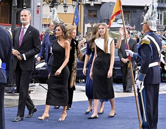 Spanish King Felipe VI and Queen Letizia during the Princess of Asturias Awards 2023 in Oviedo, on Friday 20 October 2023 Cordon Press
