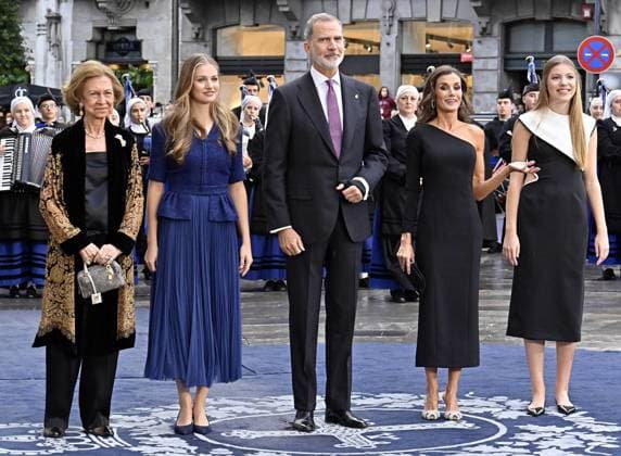 Spanish King Felipe VI and Queen Letizia during the Princess of Asturias Awards 2023 in Oviedo, on Friday 20 October 2023 Cordon Press