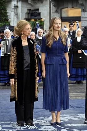 Spanish King Felipe VI and Queen Letizia during the Princess of Asturias Awards 2023 in Oviedo, on Friday 20 October 2023 Cordon Press