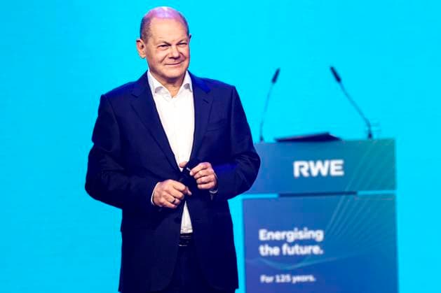 Bilder des Jahres 2023, News 10 Oktober News Themen der Woche KW42 News Bilder des Tages 125-jaehriges RWE Jubilaeumsfest mit Bundeskanzler Scholz *** 125th RWE anniversary celebration with Chancellor Scholz