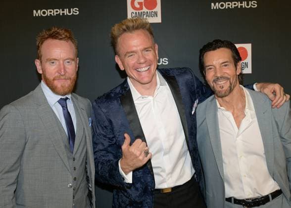 21 October 2023 - Hollywood, California - (L-R) Tony Curran, Christopher Titus and Tony Horton. GO Campaign s 17th Annual GO Gala at Citizen News. Photo Credit: Billy Bennight AdMedia 297928 2023-10-21 California Hollywood Etats-Unis  Copyright: xAdMediax STAR_297928_069