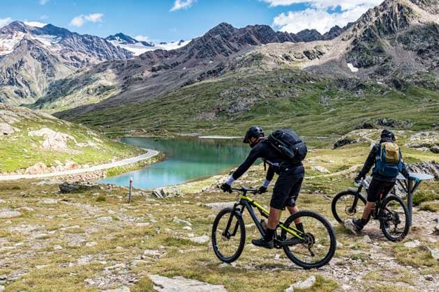 Mountain bike scene on the Italian alps of Valtellina Mountain bike scene on the Italian alps of Valtellina ,model released, Symbolfoto Copyright: xZoonar.com NicolaxColombox 20588219 ,model released, Symbolfoto ,property released