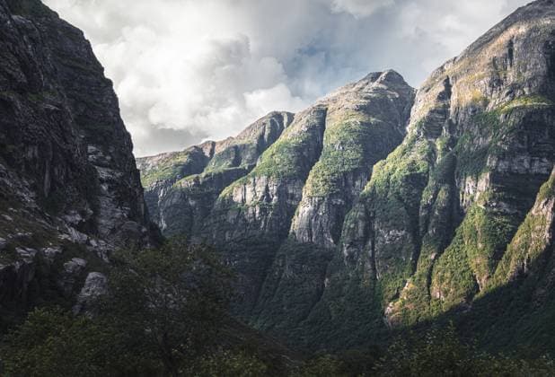 Creative Highlights World Mountain landscape in Norway, Scandinavia, Europe. Beauty world. Stryn, Vestland, Norway CR_PJJZ231021E-1273712-01