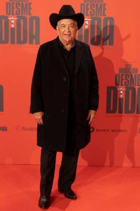 Esta Ambicion Desmedida Photocall in Madrid, Spain - 25 Oct 2023 Eliades Ochoa attends the Esta Ambicion Desmedida Photocall at Cinema Callao in Madrid. Madrid Spain Copyright: xNachoxLopezx xSOPAxImagesx 22544102023_A_165