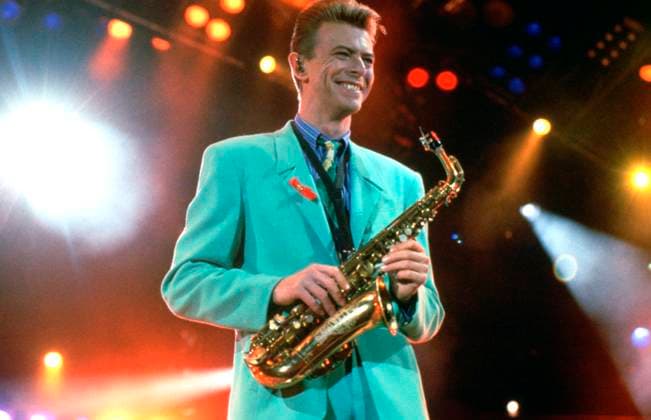 Bowie, David David Bowie performing at the Freddie Mercury Tribute Concert for AIDS Awareness at Wembley Stadium on Easter Monday, April 20th 1992. Michael Putland Retna Photoshot. Credit all Uses, Credit:Michael Putland Avalon  Copyright: xMichaelxPutlandx xAvalonx 0517020099