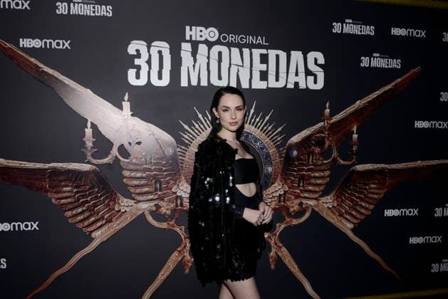 October 26, 2023, Mexico City, Ciudad de Mexico, Mexico: October 25, 2023, Mexico City, Mexico: Paulina Burrola Attends the black carpet of the season 2 Premiere of the 30 Monedas Tv Series by HBO, at Salon Barcelona. on October 25, 2023 in Mexico City, Mexico. Mexico City Mexico - ZUMAe321 20231026_zea_e321_030 Copyright: xCarlosxTischler xEyepixxGroupx