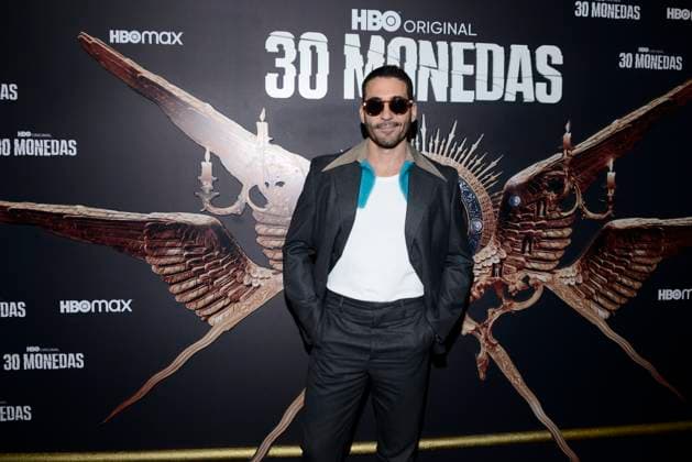 October 26, 2023, Mexico City, Ciudad de Mexico, Mexico: October 25, 2023, Mexico City, Mexico: Miguel Angel Silvestre Attends the black carpet of the season 2 Premiere of the 30 Monedas Tv Series by HBO, at Salon Barcelona. on October 25, 2023 in Mexico City, Mexico. Mexico City Mexico - ZUMAe321 20231026_zea_e321_047 Copyright: xCarlosxTischler xEyepixxGroupx