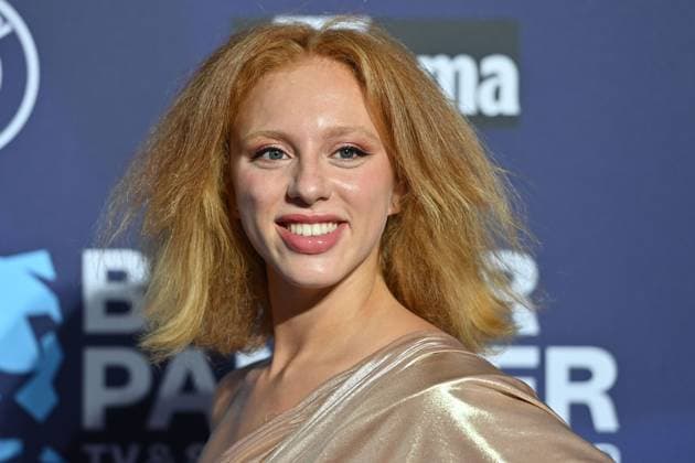 Anna ERMAKOVA (Tochter von Boris Becker). Einzelbild,angeschnittenes Einzelmotiv,Portraet,Portrait,Porträt. Roter Teppich,Blauer Panther Ð TV und Streaming Award 2023 am 25.10.2023 in der BMW Welt Muenchen.