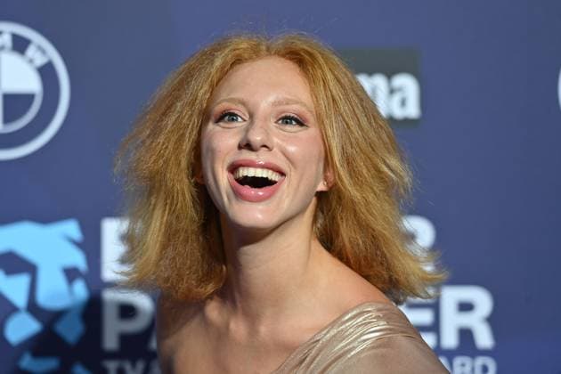 Anna ERMAKOVA (Tochter von Boris Becker). Einzelbild,angeschnittenes Einzelmotiv,Portraet,Portrait,Porträt. Roter Teppich,Blauer Panther Ð TV und Streaming Award 2023 am 25.10.2023 in der BMW Welt Muenchen.