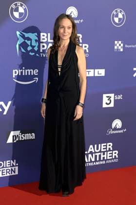 Jeanette Hain bei der Verleihung vom Blauer Panther - TV & Streaming Award 2023 in der BMW Welt. München, 25.10.2023