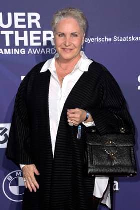 Katerina Jacob bei der Verleihung vom Blauer Panther - TV & Streaming Award 2023 in der BMW Welt. München, 25.10.2023