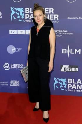Katharina Leonore Goebel bei der Verleihung vom Blauer Panther - TV & Streaming Award 2023 in der BMW Welt. München, 25.10.2023