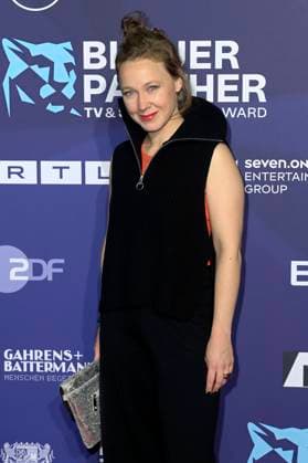 Katharina Leonore Goebel bei der Verleihung vom Blauer Panther - TV & Streaming Award 2023 in der BMW Welt. München, 25.10.2023