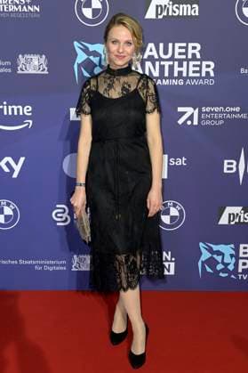 Teresa Rizos bei der Verleihung vom Blauer Panther - TV & Streaming Award 2023 in der BMW Welt. München, 25.10.2023