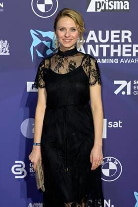 Teresa Rizos bei der Verleihung vom Blauer Panther - TV & Streaming Award 2023 in der BMW Welt. München, 25.10.2023