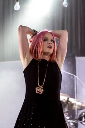 Garbage perform at Manchester Academy Singer Shirley Manson performs with Garbage at Manchester Academy, Manchester, England as part of their 20 Years Queer tour 13th November 2015. Editorial use only. No usage after 11th February 2016 without permission., Credit:Mike Gray Avalon  Copyright: xMikexGrayx xAvalonx 0504603841