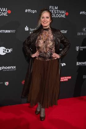 Karin ANGELE, Schauspielerin, Roter Teppich, Red Carpet Show, Ankunft, arrival, Film Festival Cologne awards in Koeln, 26.10.2022.