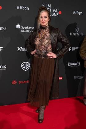Karin ANGELE, Schauspielerin, Roter Teppich, Red Carpet Show, Ankunft, arrival, Film Festival Cologne awards in Koeln, 26.10.2022.