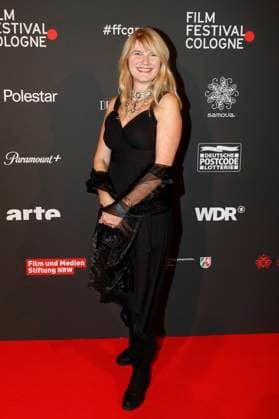 Corinna Nilson bei der Verleihung der Cologne Awards auf dem 33. Film Festival Cologne 2023 im E-Werk. Köln, 26.10.2023