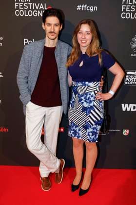 Konstantin Korenchuk und Inken Große bei der Verleihung der Cologne Awards auf dem 33. Film Festival Cologne 2023 im E-Werk. Köln, 26.10.2023