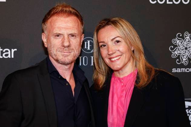 Kasem Hoxha mit Lebensgefährtein Klejda Shani bei der Verleihung der Cologne Awards auf dem 33. Film Festival Cologne 2023 im E-Werk. Köln, 26.10.2023