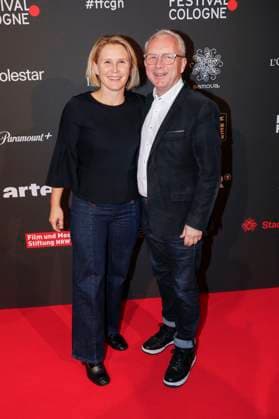 Susan Link mit Ehemann Wolfgang Link bei der Verleihung der Cologne Awards auf dem 33. Film Festival Cologne 2023 im E-Werk. Köln, 26.10.2023