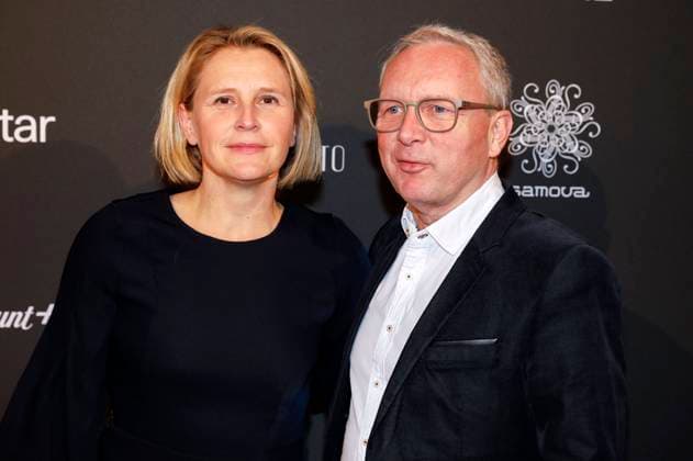 Susan Link mit Ehemann Wolfgang Link bei der Verleihung der Cologne Awards auf dem 33. Film Festival Cologne 2023 im E-Werk. Köln, 26.10.2023