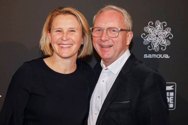 Susan Link mit Ehemann Wolfgang Link bei der Verleihung der Cologne Awards auf dem 33. Film Festival Cologne 2023 im E-Werk. Köln, 26.10.2023