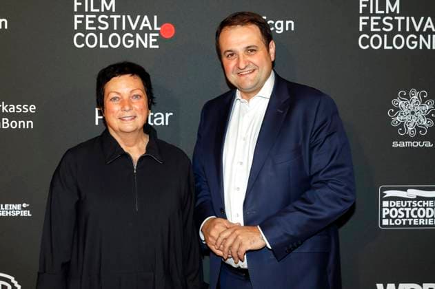 Martina Richter und Nathanael Liminski bei der Verleihung der Cologne Awards auf dem 33. Film Festival Cologne 2023 im E-Werk. Köln, 26.10.2023