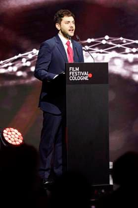 Xavier Dolan bei der Verleihung der Cologne Awards auf dem 33. Film Festival Cologne 2023 im E-Werk. Köln, 26.10.2023