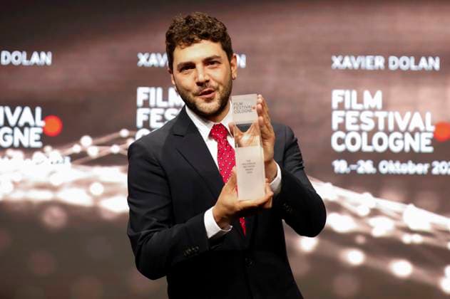 Xavier Dolan bei der Verleihung der Cologne Awards auf dem 33. Film Festival Cologne 2023 im E-Werk. Köln, 26.10.2023