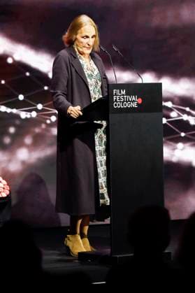 Gabriela Sperl bei der Verleihung der Cologne Awards auf dem 33. Film Festival Cologne 2023 im E-Werk. Köln, 26.10.2023
