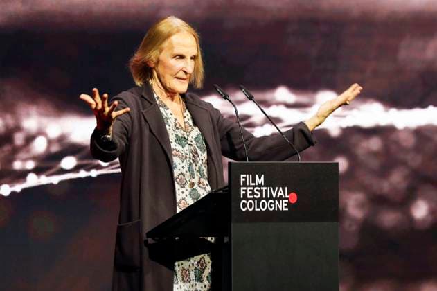Gabriela Sperl bei der Verleihung der Cologne Awards auf dem 33. Film Festival Cologne 2023 im E-Werk. Köln, 26.10.2023