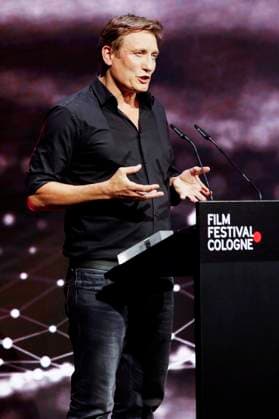 Oliver Masucci bei der Verleihung der Cologne Awards auf dem 33. Film Festival Cologne 2023 im E-Werk. Köln, 26.10.2023