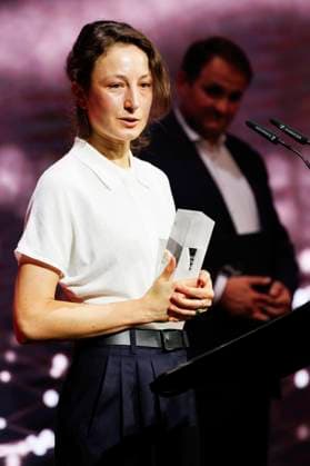 Katharina Huber bei der Verleihung der Cologne Awards auf dem 33. Film Festival Cologne 2023 im E-Werk. Köln, 26.10.2023
