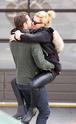 EXCLUSIVE: Margot Robbie looks to be fully in love with boyfriend Tom Ackerley as she jumps into his arms for kiss after visiting a Toronto Spa 135442, EXCLUSIVE: Margot Robbie looks to be fully in love with boyfriend Tom Ackerley as she jumps into his arms for kiss after visiting a Toronto Spa. The two kissed and walked down the street while Margot straddled Tom. They did not seem shy about displaying their affection in public. Margot is in Toronto for Suicide Squad in which she will be playing Harley Quinn. CANADA OUT, Credit:PacificCoastNews Avalon Canada, Toronto  Copyright: xPacificCoastNewsx xAvalonx 0519276052