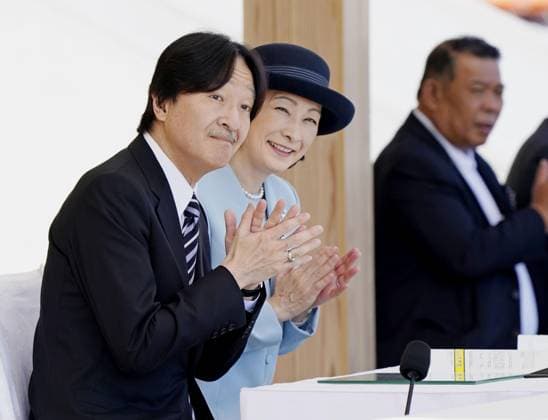 Entertainment Themen der Woche KW43 Entertainment Bilder des Tages Japanese crown prince at sports event for disabled Japanese Crown Prince Fumihito and his wife Crown Princess Kiko attend the opening ceremony of a national sports festival for people with disabilities in Kagoshima, southwestern Japan, on Oct. 28, 2023.  A14AA0002067596P