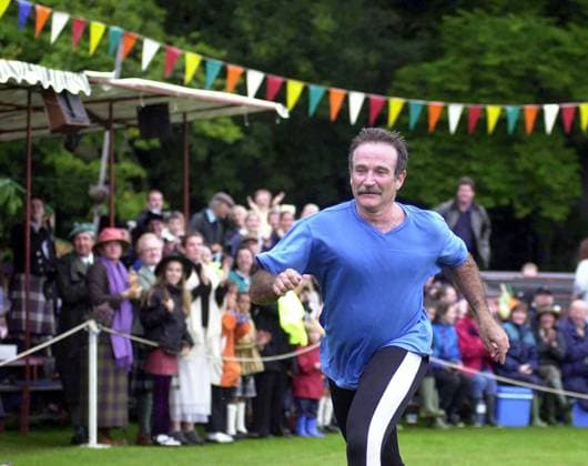 Robin Williams, who has passed away at 63, is seen in 2000 at The Gathering in Aberdeenshire 124326, FILE PHOTO: Robin Williams takes part in the hill race, one of the highlights of The Gathering in Aberdeenshire. Actor and comedian Robin Williams passes away on August 11 at the age of 63 in a suspected suicide after a long battle with depression. Aberdeenshire, United Kingdom - August 27, 2014. UK PAPERS OUT, Credit:PacificCoastNews Avalon Scotland  Copyright: xPacificCoastNewsx xAvalonx 0520086052
