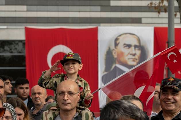 News Themen der Woche KW43 October 29, 2023, fatih, Â°stanbul, Turkey: The Republic of Turkey is 100 years old today. Turkey celebrated its 100th anniversary with military parades and salutes. fatih Turkey - ZUMAe118 20231029_zip_e118_002 Copyright: xMertxNazimxEginx