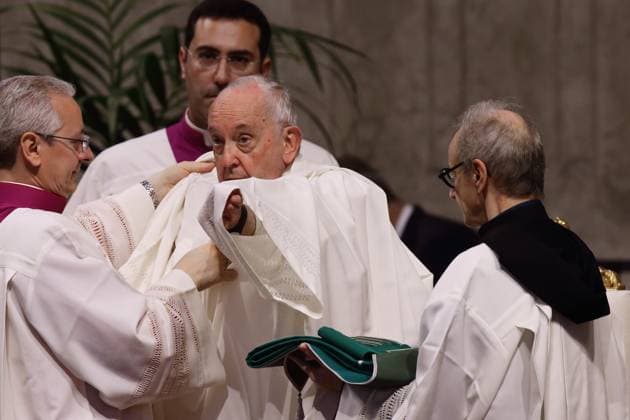 News Themen der Woche KW43 October 29, 2023 - POPE FRANCIS presides over the conclusion of the XVI Ordinary General Assembly of the Synod of Bishop in the St. Peter s Basilica at the Vatican. EvandroInetti_via ZUMA Wire Vatican City State - ZUMAi15_ 20231029_zaf_i15_002 Copyright: xEvandroxInettix