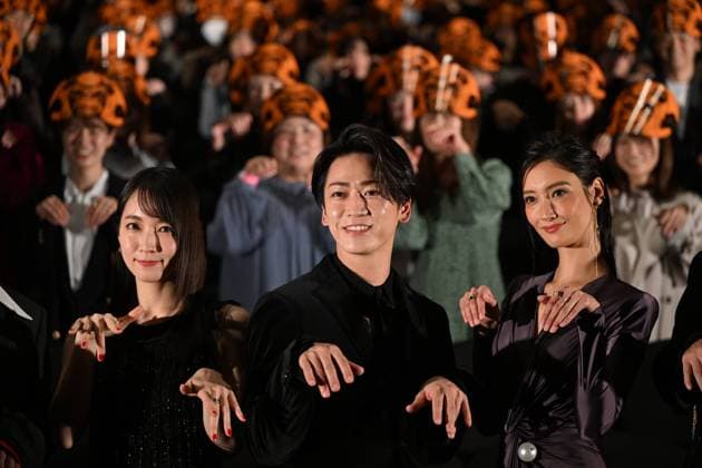 Bilder des Jahres 2023, Entertainment 11 November Entertainment Themen der Woche KW44 Riho Yoshioka, Kazuya Kamenashi, Nanao, October 31, 2023 - The 36th Tokyo International Film Festival. Press conference for the movie Lumberjack the Monster in Tokyo, Japan on October 31, 2023.  , aflo_234281911.JPG,