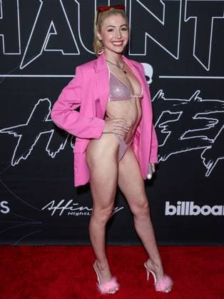 Billboard And Affinity Nightlife s Red Carpet Halloween Costume Ball - LA American actress, model and producer Gigi Gustin arrives at Billboard And Affinity Nightlife s Red Carpet Halloween Costume Ball 2023 held at the W Hotel Rooftop on October 31, 2023 in Hollywood, Los Angeles, California, United States. Photo by Xavier Collin Image Press Agency ABACAPRESS.COM Los Angeles California United States  Copyright: xCollinxXavier ImagexPressxAgencyxABACAx 874073_012 CollinxXavier ImagexPressxAgencyxABACAx 874073_012