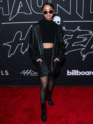 Billboard And Affinity Nightlife s Red Carpet Halloween Costume Ball - LA Filipino-Australian singer, songwriter and actress Ylona Garcia arrives at Billboard And Affinity Nightlife s Red Carpet Halloween Costume Ball 2023 held at the W Hotel Rooftop on October 31, 2023 in Hollywood, Los Angeles, California, United States. Photo by Xavier Collin Image Press Agency ABACAPRESS.COM Los Angeles California United States  Copyright: xCollinxXavier ImagexPressxAgencyxABACAx 874073_045 CollinxXavier ImagexPressxAgencyxABACAx 874073_045