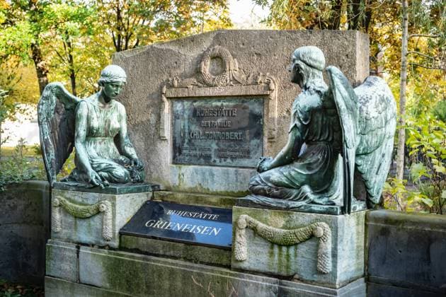 Berlin Mitte ; Domfriedhof der St. Hedwigsgemeinde Liesenstraße, Grab Grieneisen - 01.11.2023 Friedhof *** Berlin Mitte Domfriedhof der St Hedwigsgemeinde Liesenstraße, Grave Grieneisen 01 11 2023 Cemetery