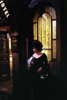 Film Irma La Douce Actress Shirley MacLaine in a scene of the film Hollywood, CA USA  Copyright: xLeoxFuchsx 0586 Shirley MacLaine (Irma La Douce) WITH DOG IN FRONT OF HOTEL SET