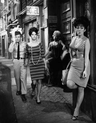 Film Irma La Douce Actresses Sheryl Deauville and Tura Satana in a scene of the film Hollywood, CA USA  Copyright: xLeoxFuchsx 1254 Sheryl Deauville (Irma La Douce) Working Girls 5497_0067