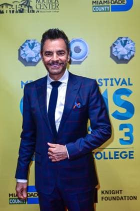 Mexican actor Eugenio Derbez poses in the red carpet at the opening of the tenth edition of the GEMS film festival, one of the two annual events of the Miami Film Festival (MFF), at the Koubek Center in Miami, Florida, United States, 02 November 2023. The GEMS film festival in Miami opened with the feature film Radical , starring the Mexican Eugenio Derbez, who received the GEMS Impact award at this annual event of the seventh art, which takes place this year from November 2 to 5. GEMS Festival in Miami opens with Radical and awards its protagonist Eugenio Derbez !ACHTUNG: NUR REDAKTIONELLE NUTZUNG!  Copyright: xGiorgioxVierax USA215 20231103-55012228681_1