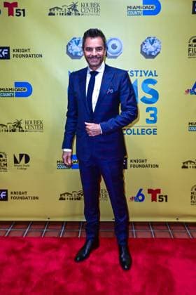 Mexican actor Eugenio Derbez poses in the red carpet at the opening of the tenth edition of the GEMS film festival, one of the two annual events of the Miami Film Festival (MFF), at the Koubek Center in Miami, Florida, United States, 02 November 2023. The GEMS film festival in Miami opened with the feature film Radical , starring the Mexican Eugenio Derbez, who received the GEMS Impact award at this annual event of the seventh art, which takes place this year from November 2 to 5. GEMS Festival in Miami opens with Radical and awards its protagonist Eugenio Derbez !ACHTUNG: NUR REDAKTIONELLE NUTZUNG!  Copyright: xGiorgioxVierax USA216 20231103-55012228682_1